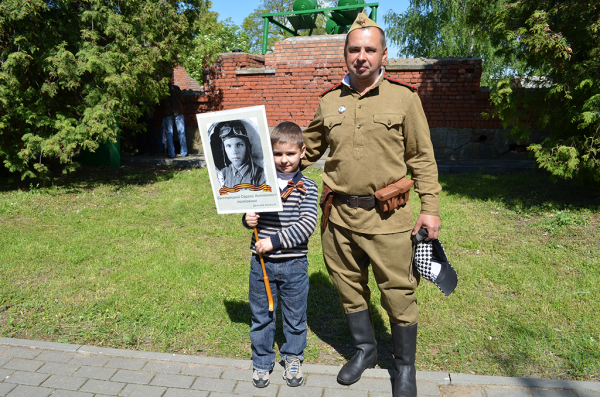 Бессмертный полк в Брестской крепости